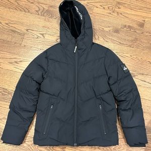 Hollister Men’s Puffer Jacket Black Size S